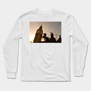 Big Ben Boadicea's Chariot Westminster London Long Sleeve T-Shirt